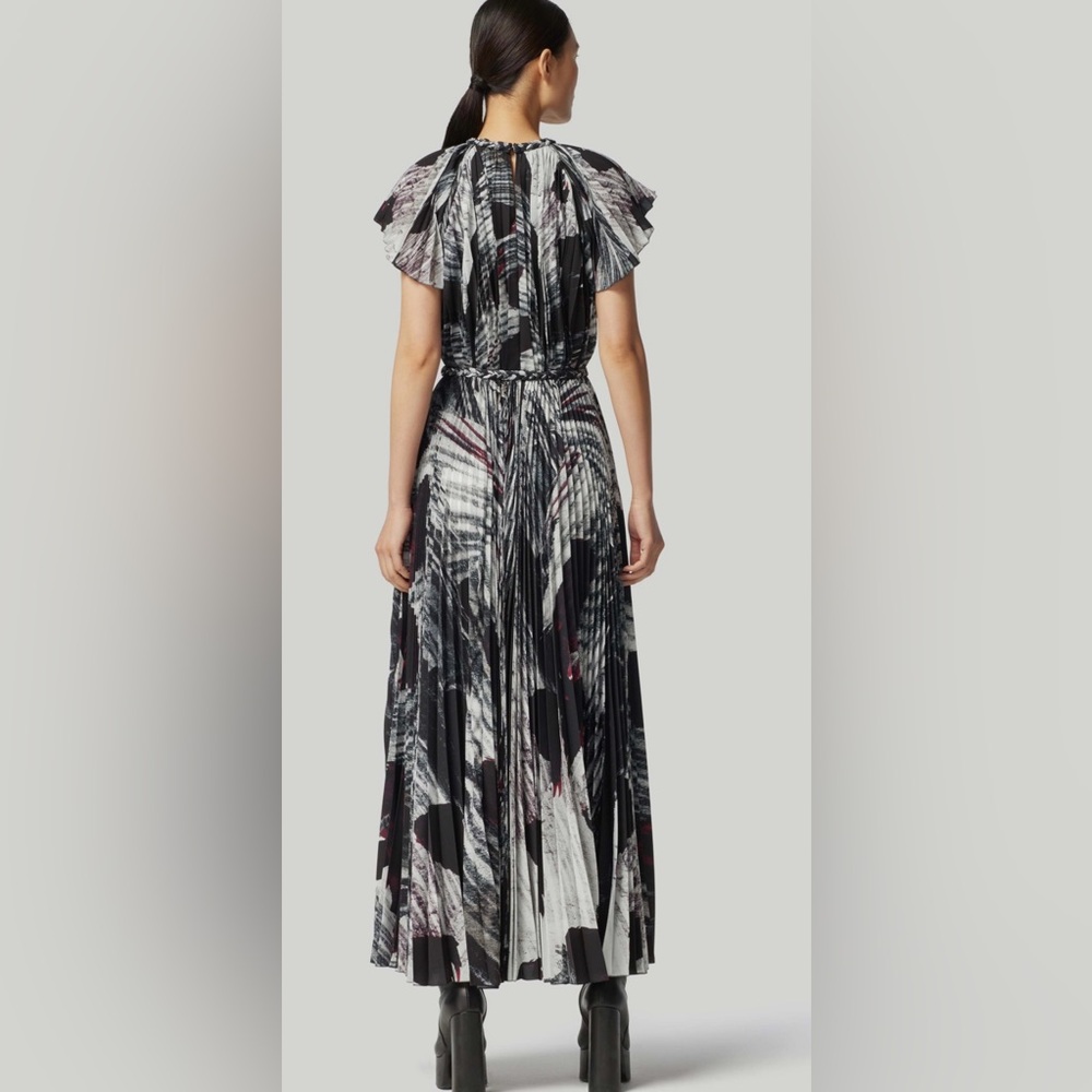 Altuzarra Caspia Abstract-pattern Print Black and White Maxi Dress - Picture 3 of 7